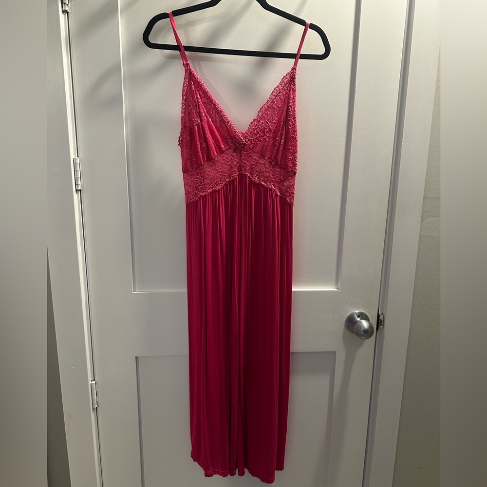 2/$40 Pink Lace Nightgown